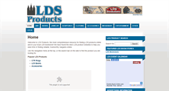 Desktop Screenshot of ldsproducts.com