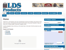 Tablet Screenshot of ldsproducts.com